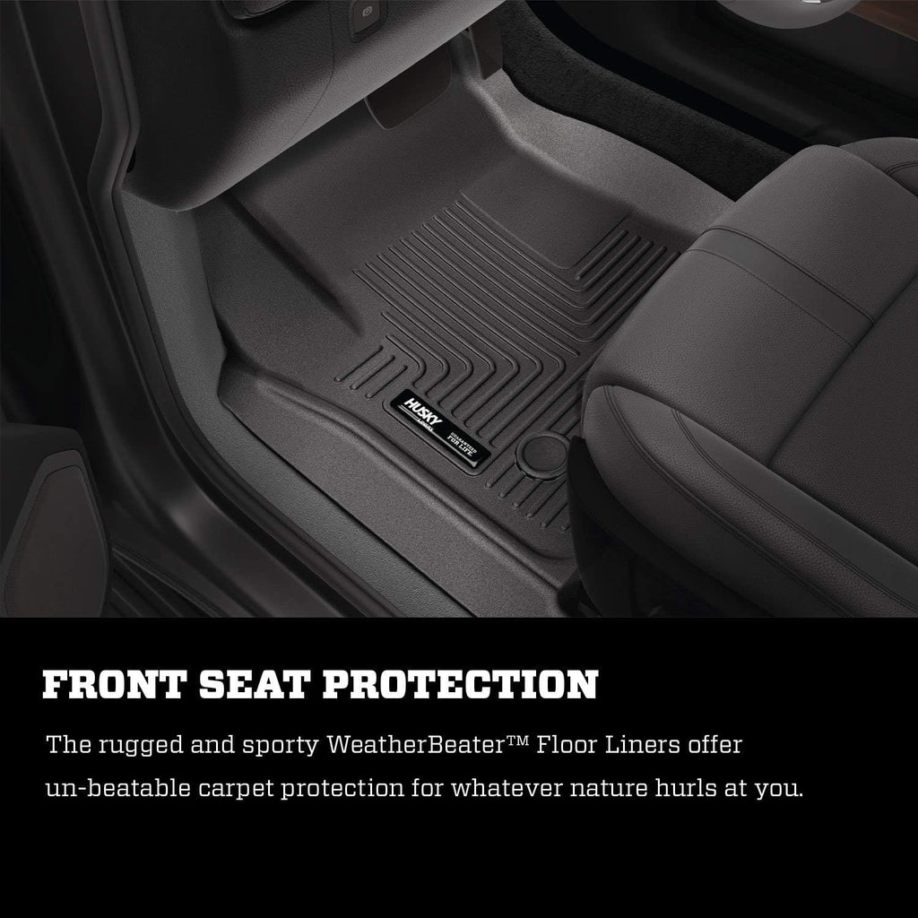 Black Front Floor Liners 2 Pcs K205