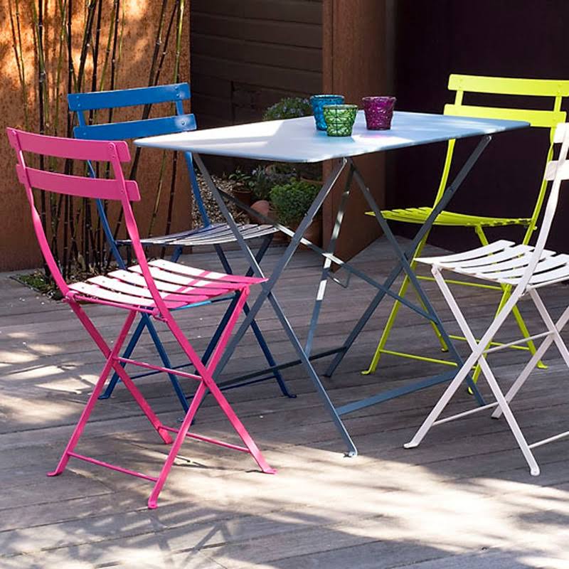 White Square Folding Table P2159