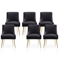 Velvet Dining Chair Set of 6 Z5947