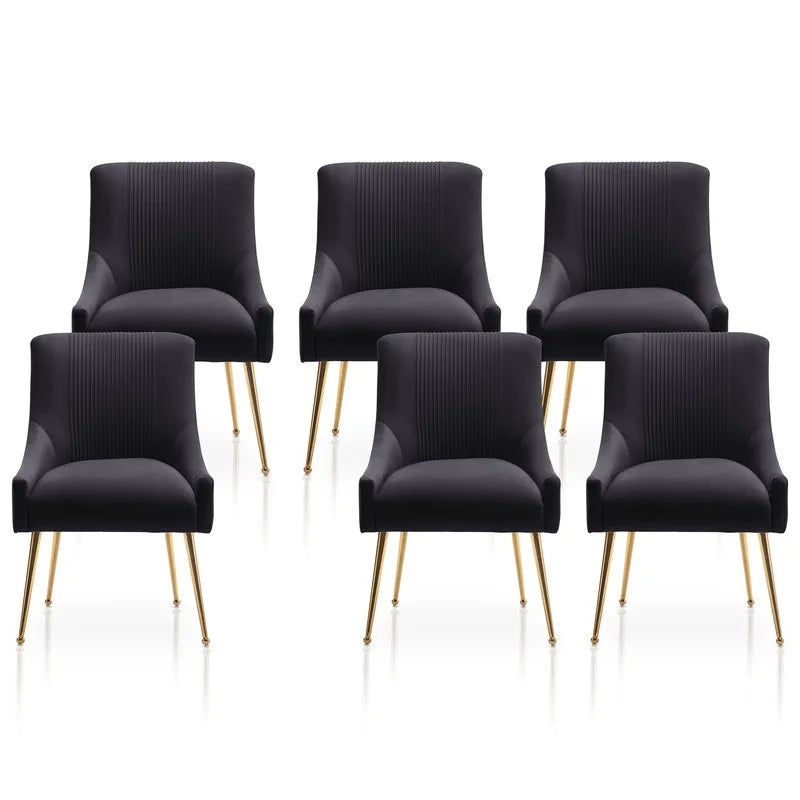 Velvet Dining Chair Set of 6 Z5947