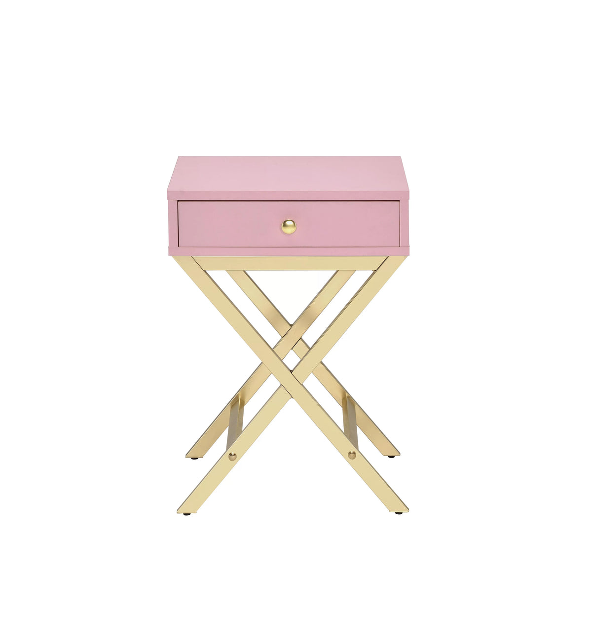 Pink & Gold Side Table L107832
