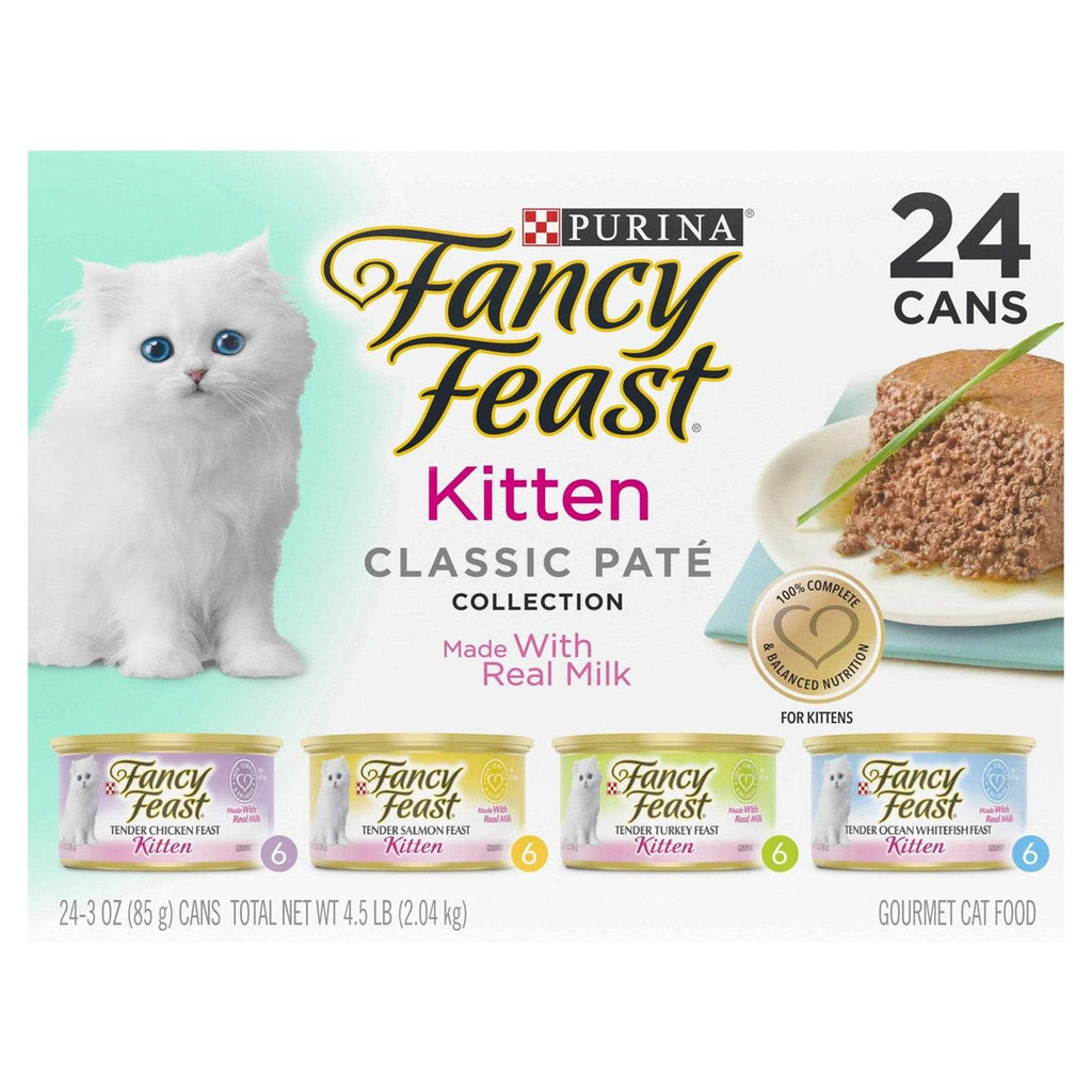 Grain Free Pate Wet Kitten Food Variety Pack Y4164