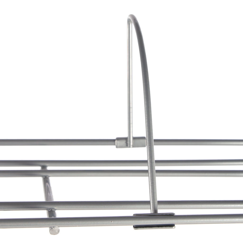 12 Multimedia Silver Shelving Organizer R6973