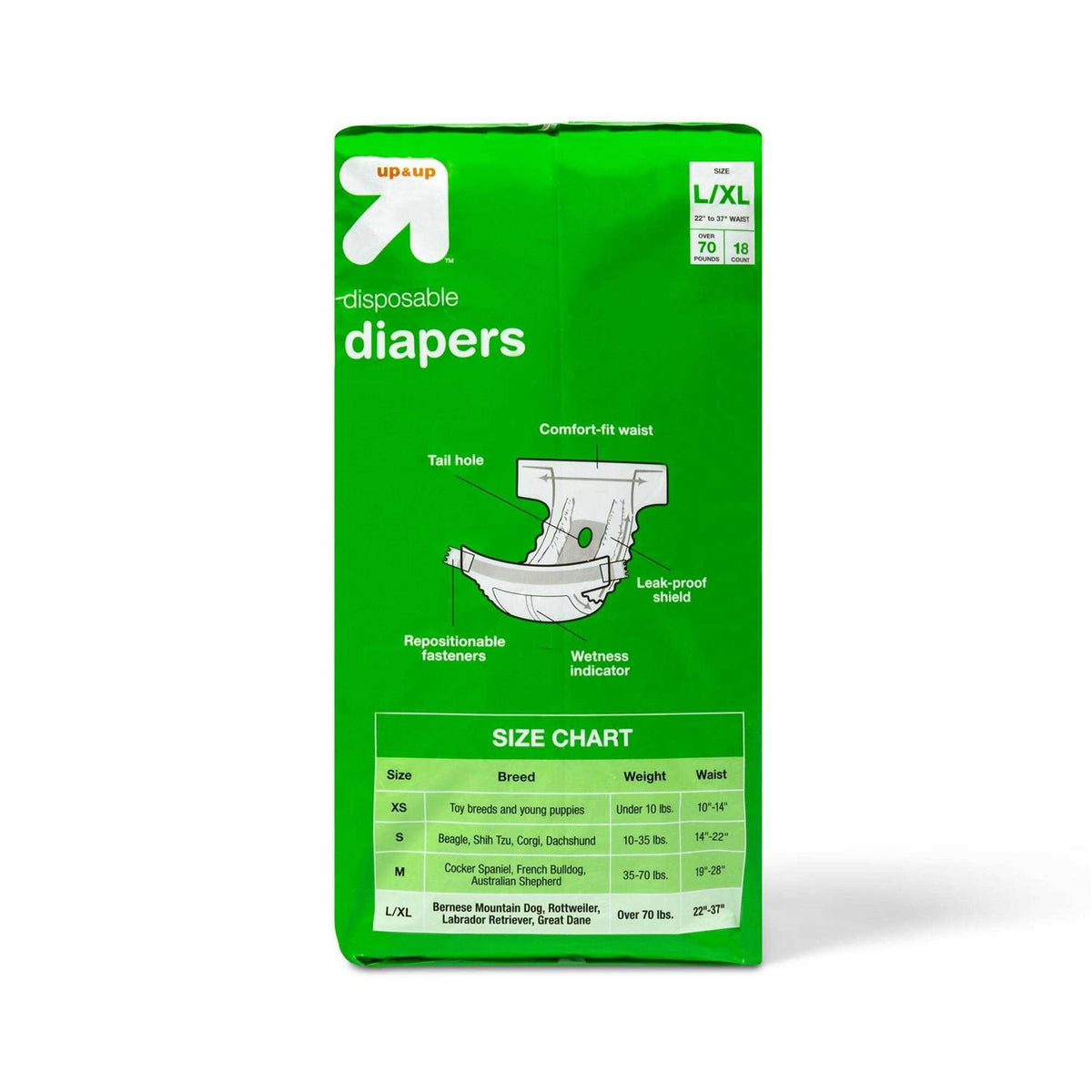 Dog Diapers 18ct Y336