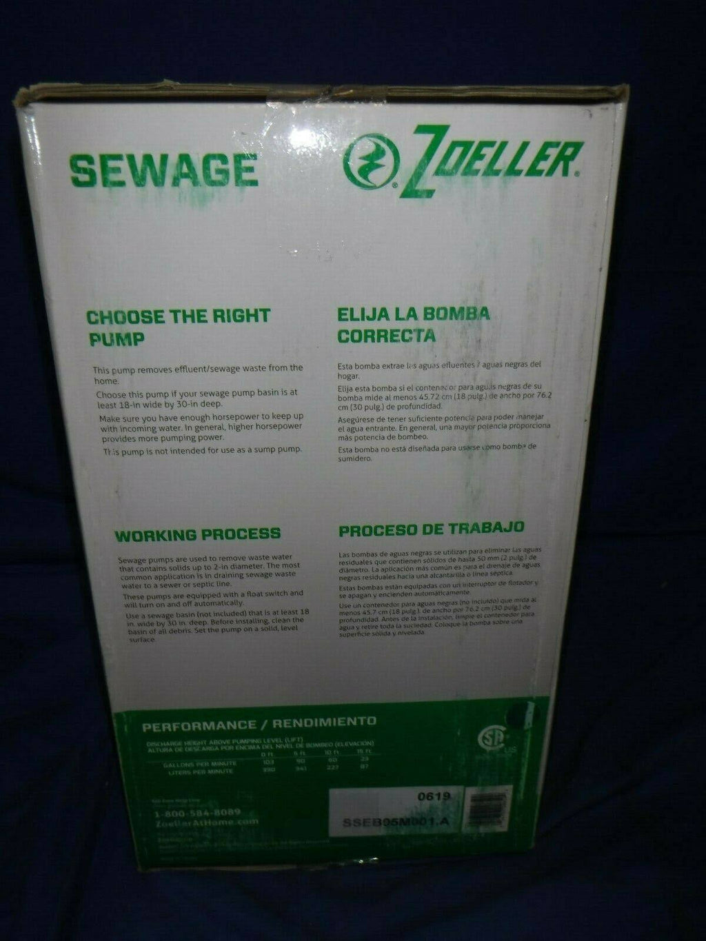0.5-HP 115-Volt Cast Iron Sewage Sump Pump R10858