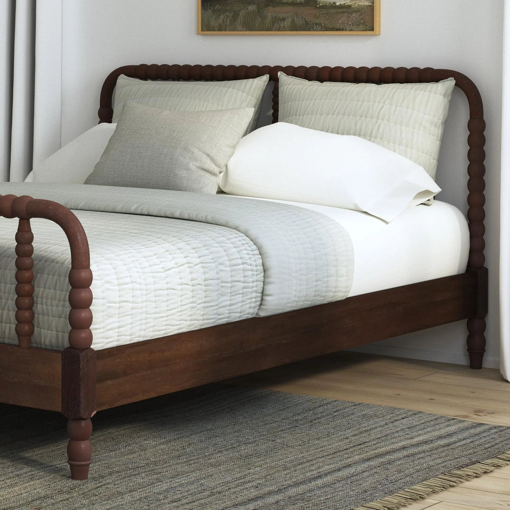 Brown Queen Bed O40680