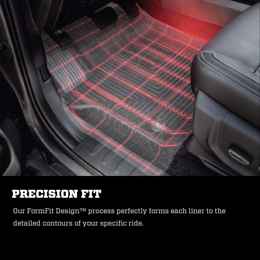 Black Front Floor Liners 2 Pcs K205