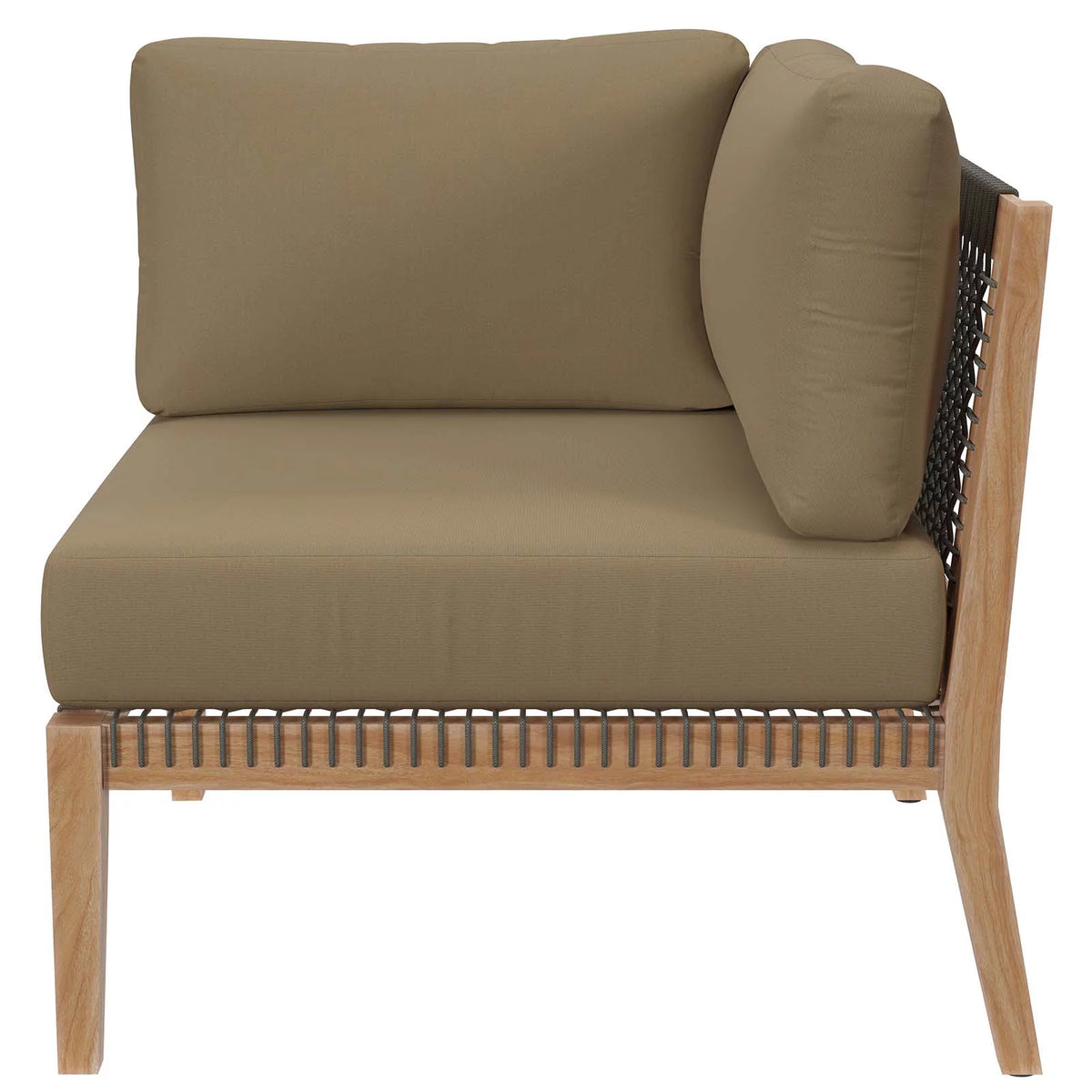 Teak Wood 6-Piece Sectional Sofa U237305