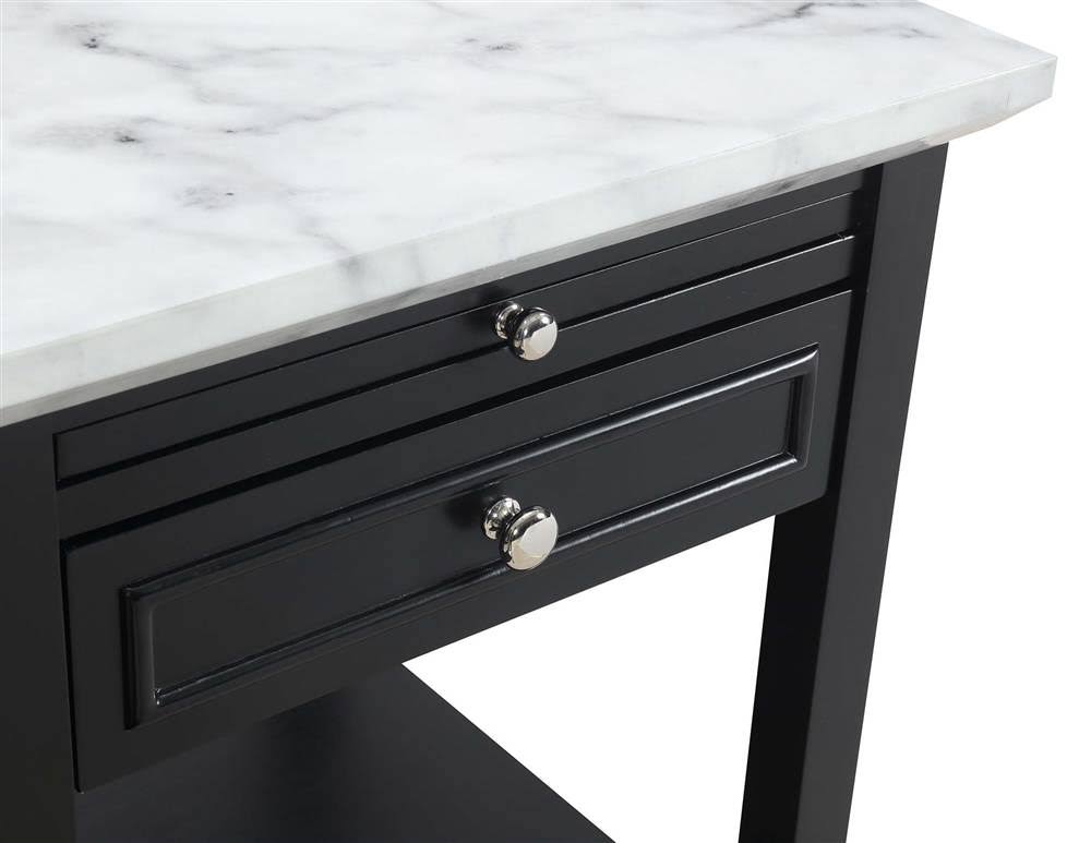 White End Table with Drawer V82694