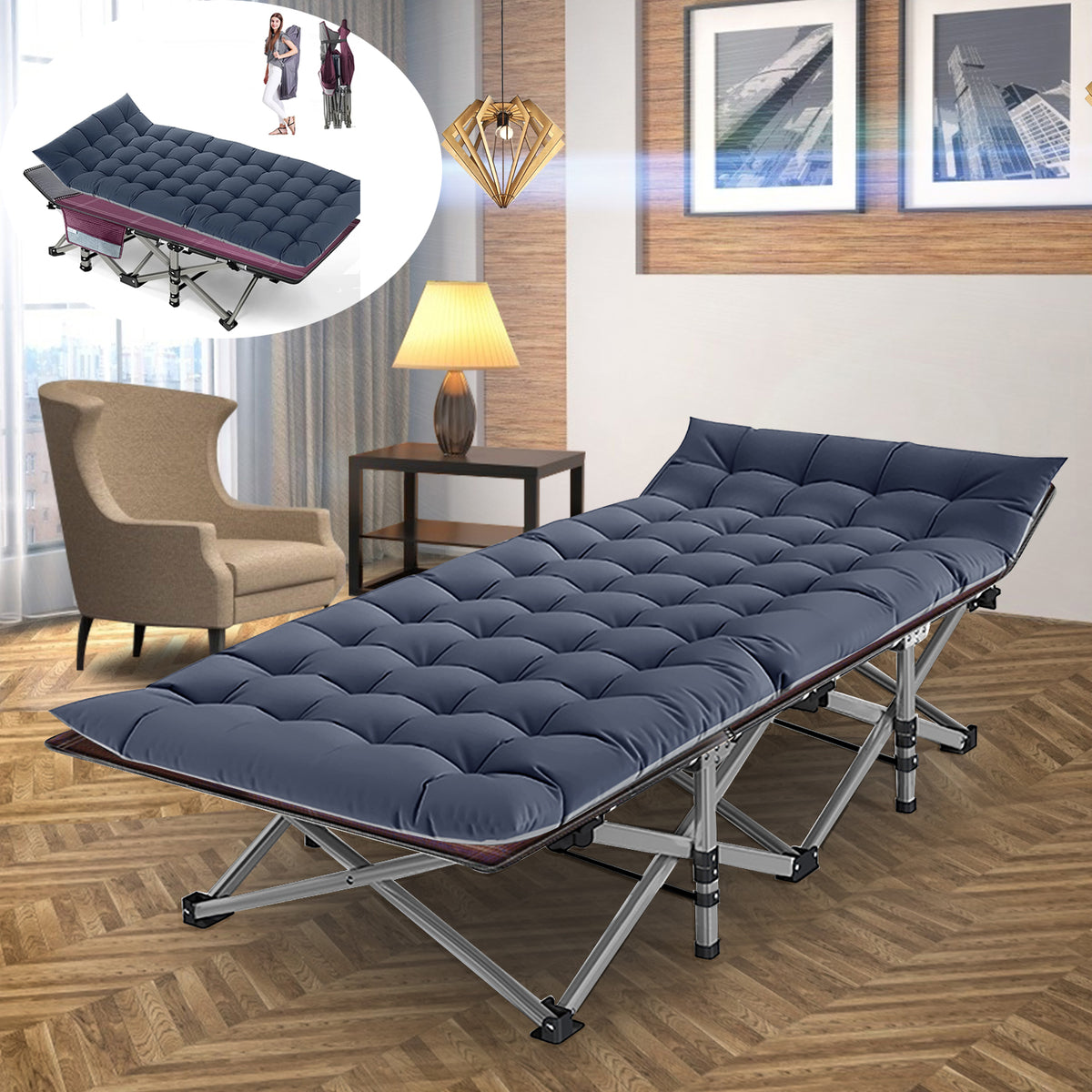Folding Camping Cot H463