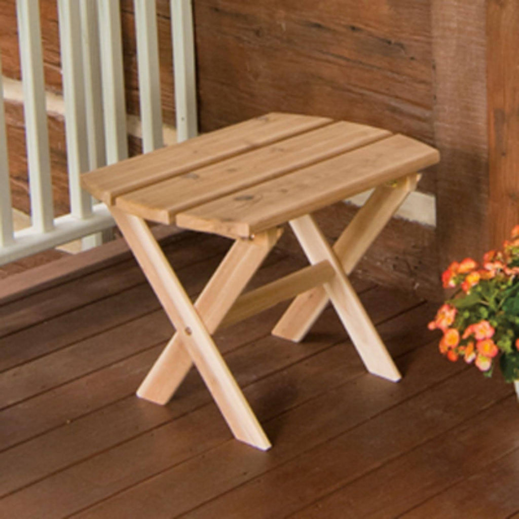 Folding Oval End Table A468