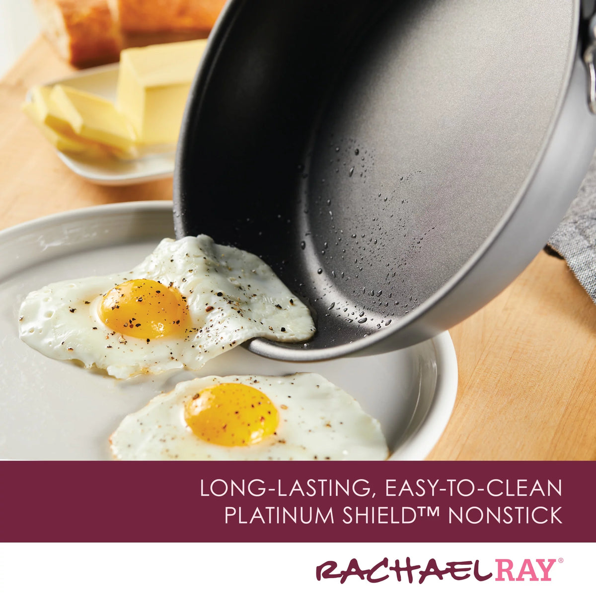 11 Piece Nonstick Pots and Pans Set, Burgundy Handles S343