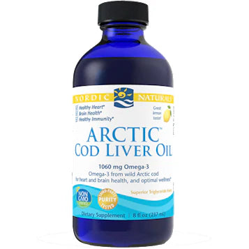 Cod Liver Oil Lemon 8 oz X9487