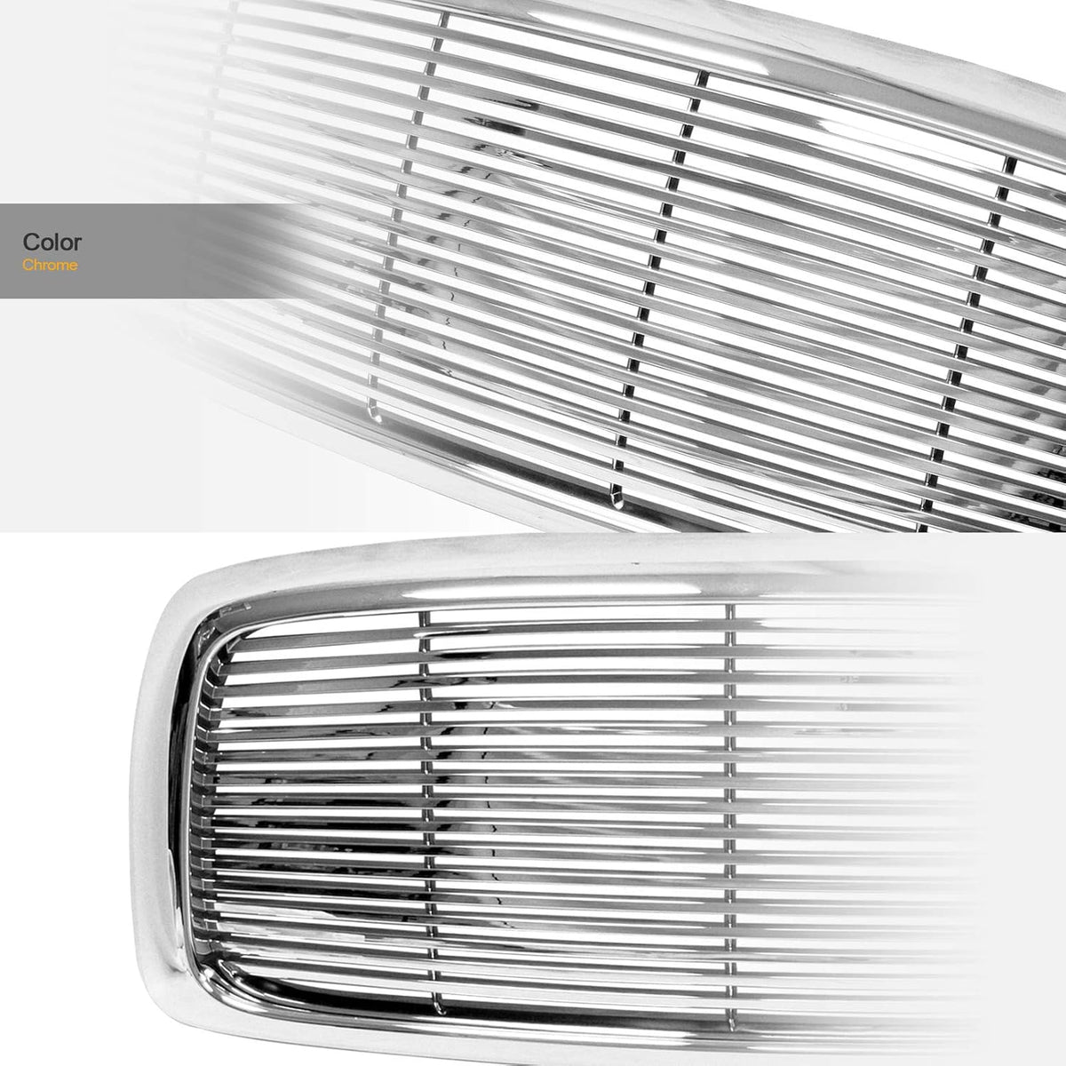 Chrome Front Hood Bumper Grille for Dodge Ram 1500 2500 3500 A614297