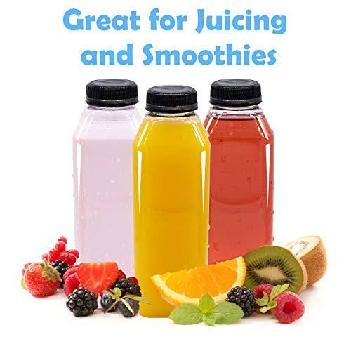 16 oz Clear Plastic Juice Bottles - Pack of 35 N3333