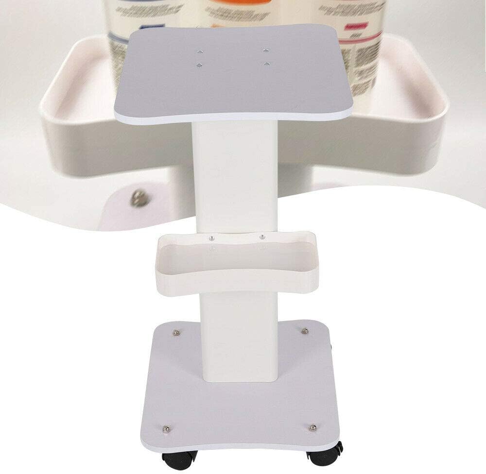 Rolling Cart Beauty Salon Trolley with 4 Wheels Aluminum F977