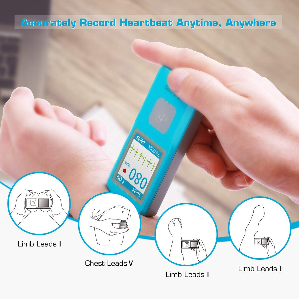 Portable EKG/ECG Heart Monitoring Devices K249502