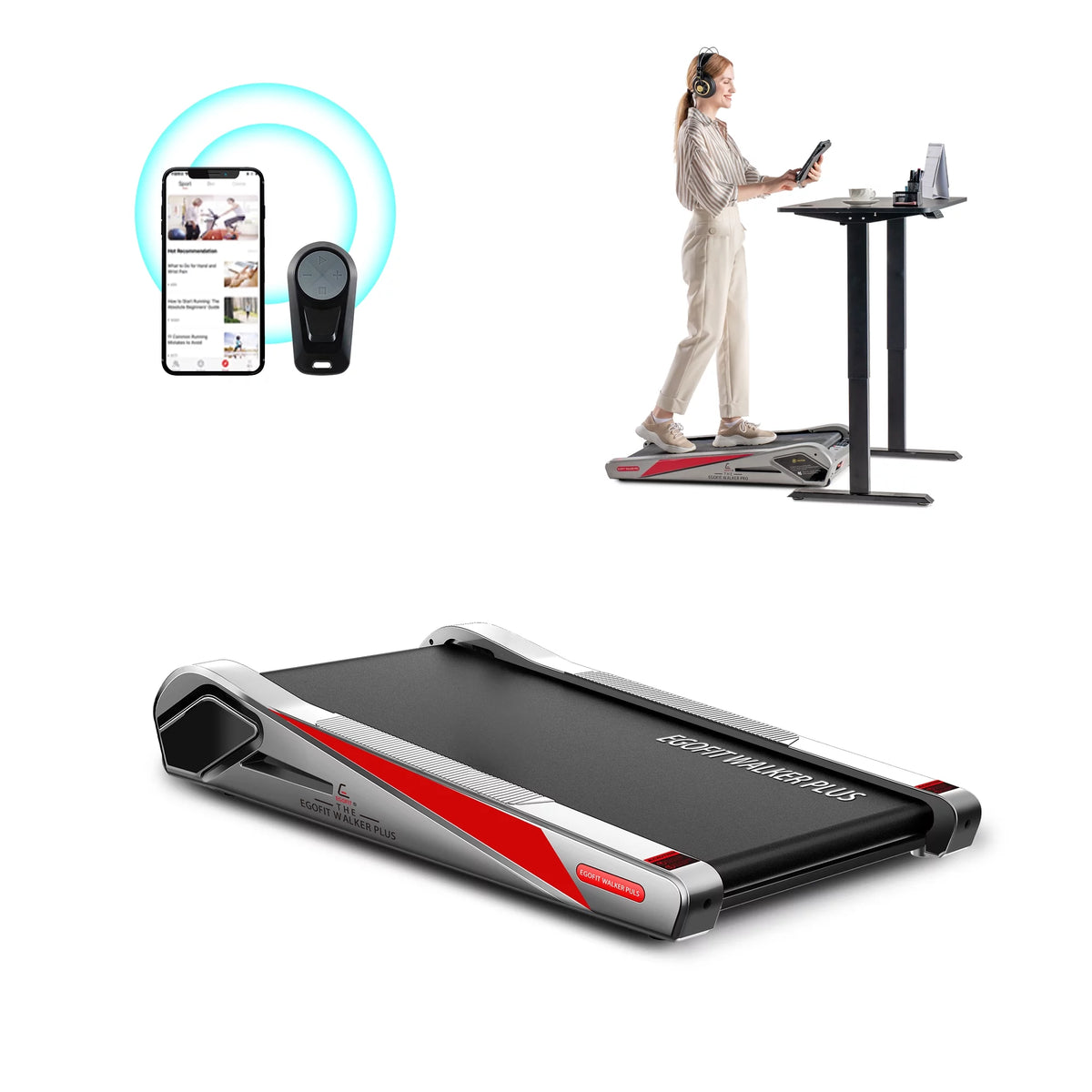 Under Desk Electric Walking Treadmill 2.0HP Q9937