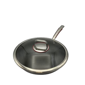 Hybrid Wok 30cm with Glass Lid T905