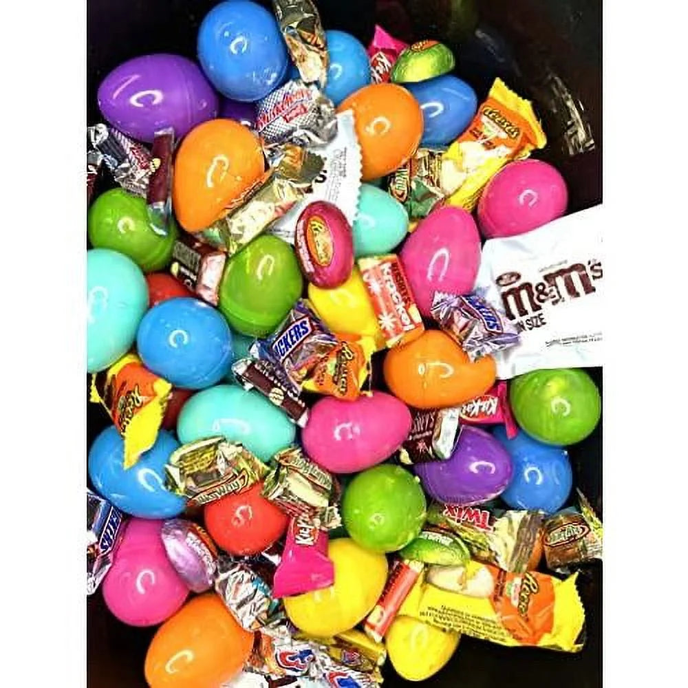 Pre Filled Chocolate Candy Plastic Easter Eggs (200) U24994