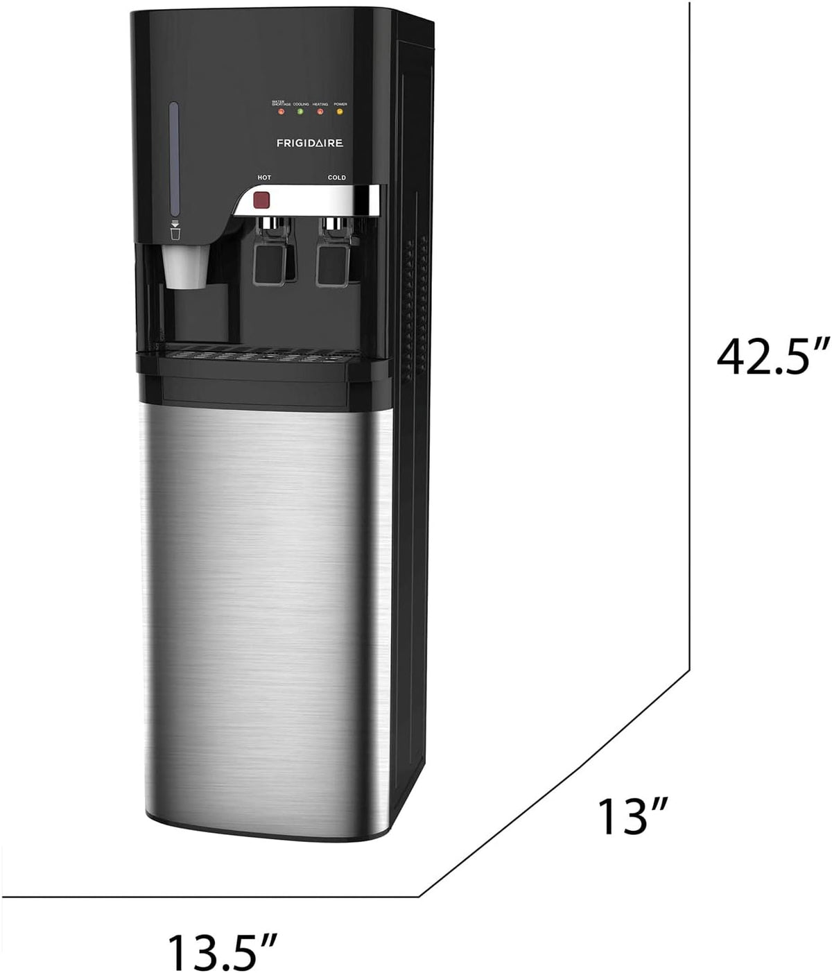 Bottom Loading Stainless Steel Water Cooler Dispenser M795738