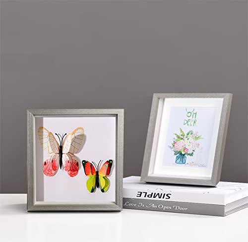White 4 Pack 5x7 Shadow Box Frame Internal Depth 0.6 inch K724