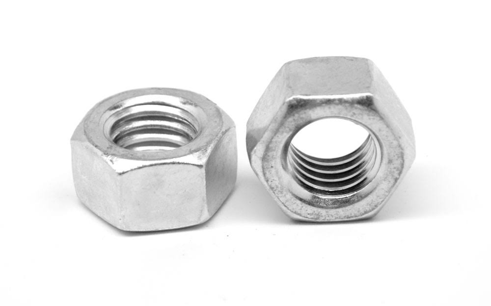 1 1/8x22-7 Coarse Thread Hex Nut Low Carbon Steel Zinc Plated X62131