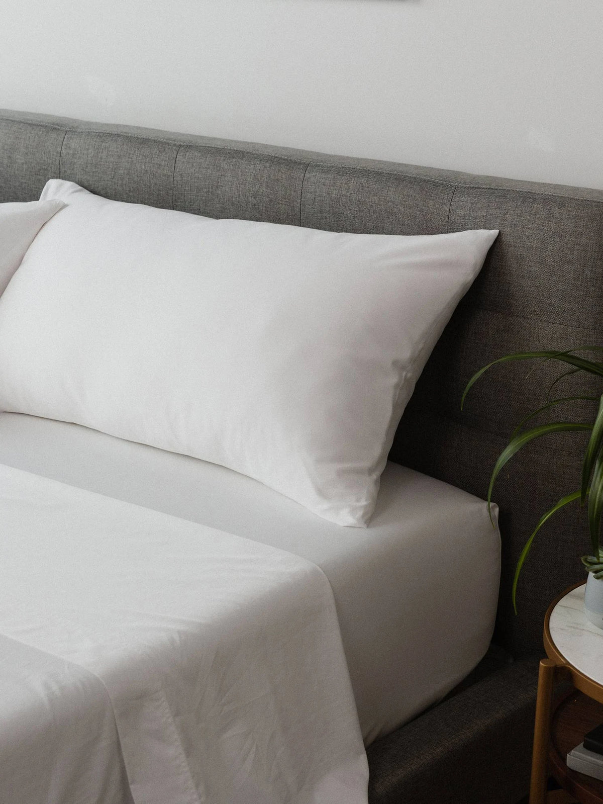 California King 300 Thread Count Percale Sheet Set White E39952