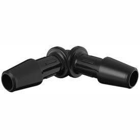 3/16 Barbed Equal 90 Degree Elbow Glass Filled Black Nylon Z72719