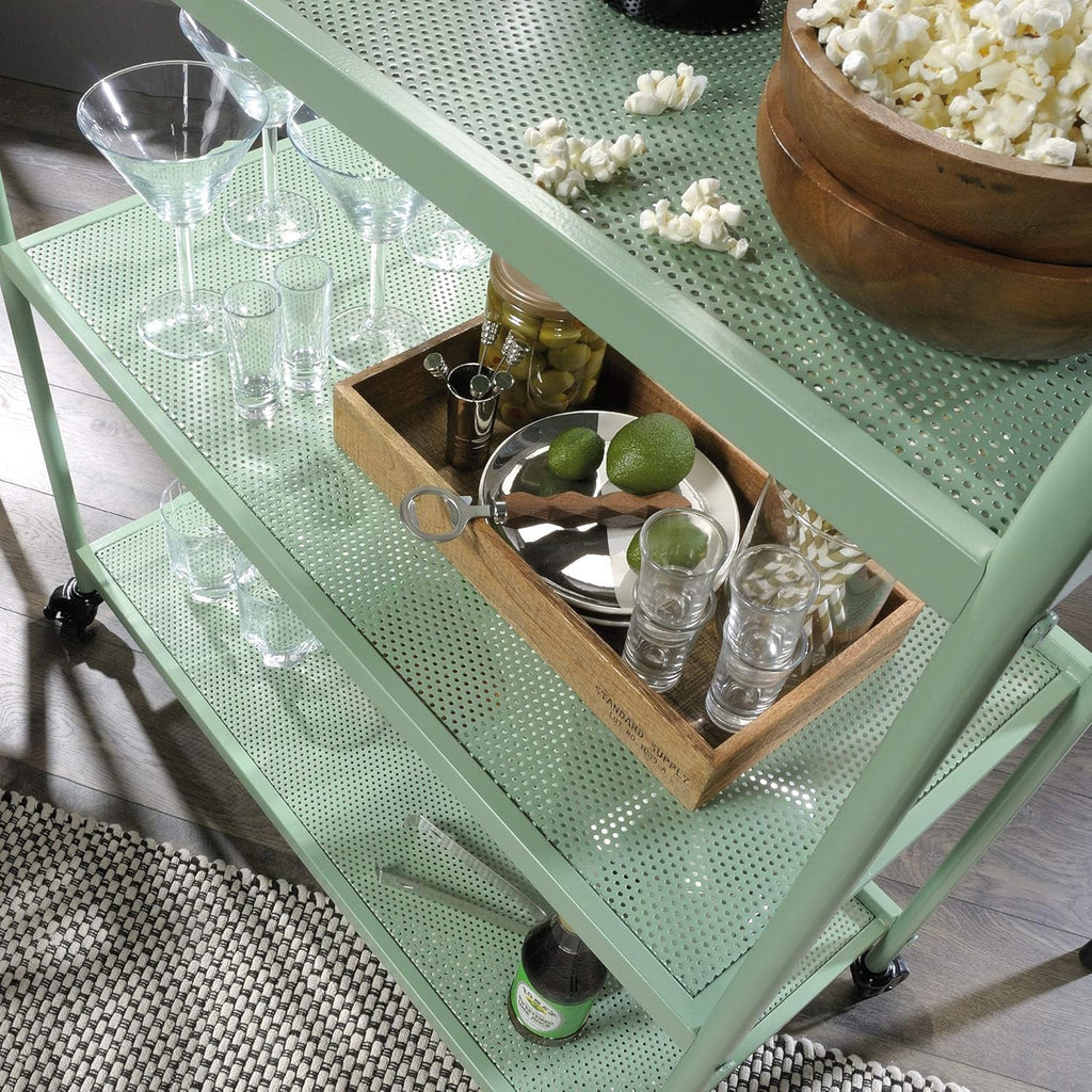 Green Café Library Cart O912011