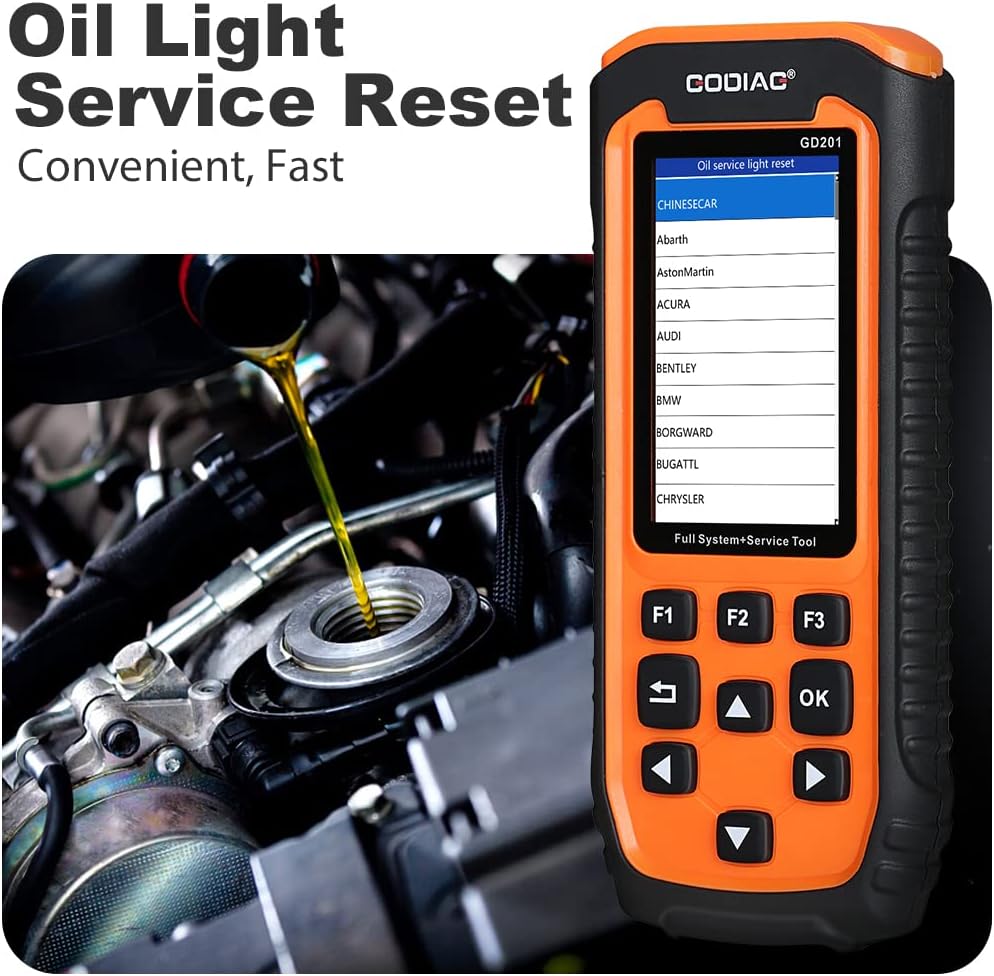 OBD2 Scanner Diagnostic Scan Tool with 29 Reset Service C5205