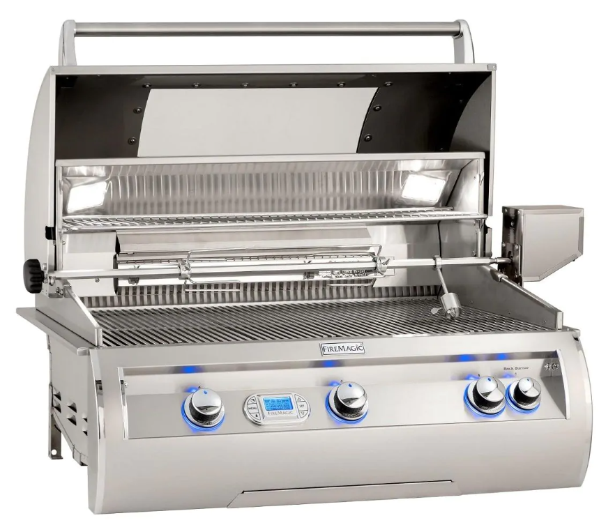 36-inch Built-In Propane Gas Grill with Rotisserie and Digital Thermometer B9204