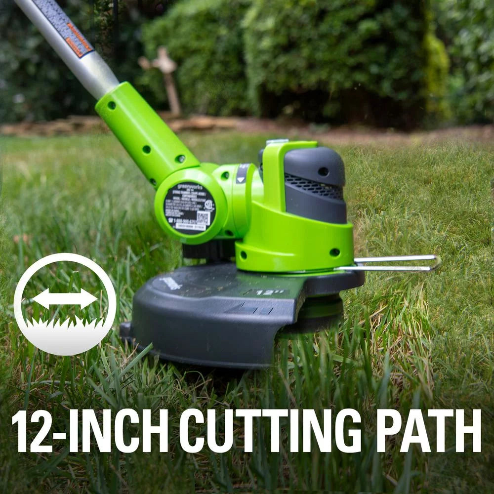 24V 12 Cordless String Trimmer/Edger with 2.0 Ah Battery & Charger M142195