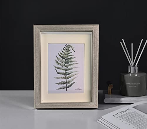 White 4 Pack 5x7 Shadow Box Frame Internal Depth 0.6 inch K724