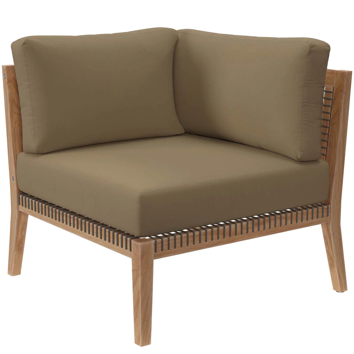 Teak Wood 6-Piece Sectional Sofa U237305