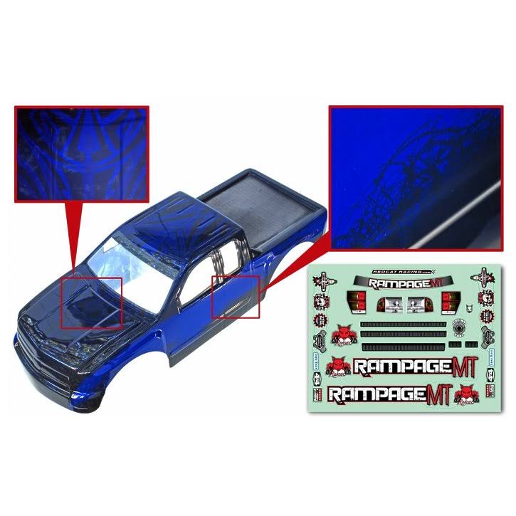 1/5 Truck Body Blue and Black W382575