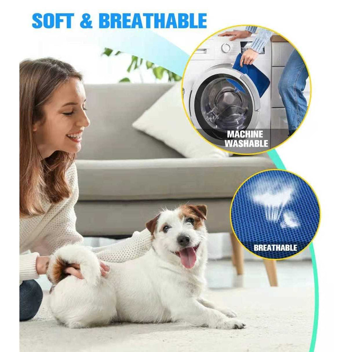 10 in 1 Pet Grooming Hammock Harness with Nail Clippers L7942
