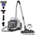 Bagless Canister Vacuum Cleaner with Double HEPA Filter, 1200W, 3.6QT W998