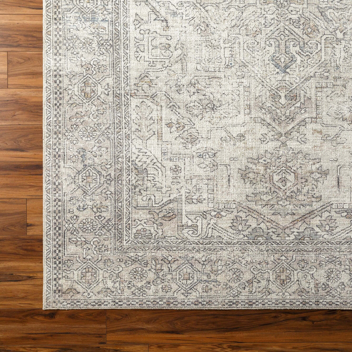 Navy Cream Runner Area Rug U754