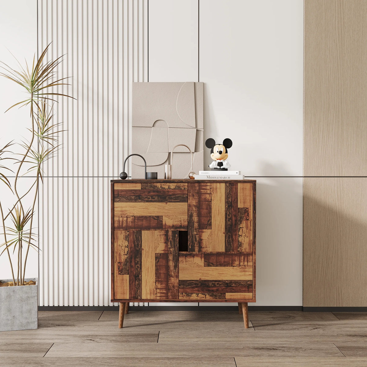Sideboard with four storage spaces M5610