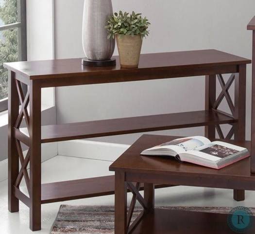 Espresso Console Table U31050