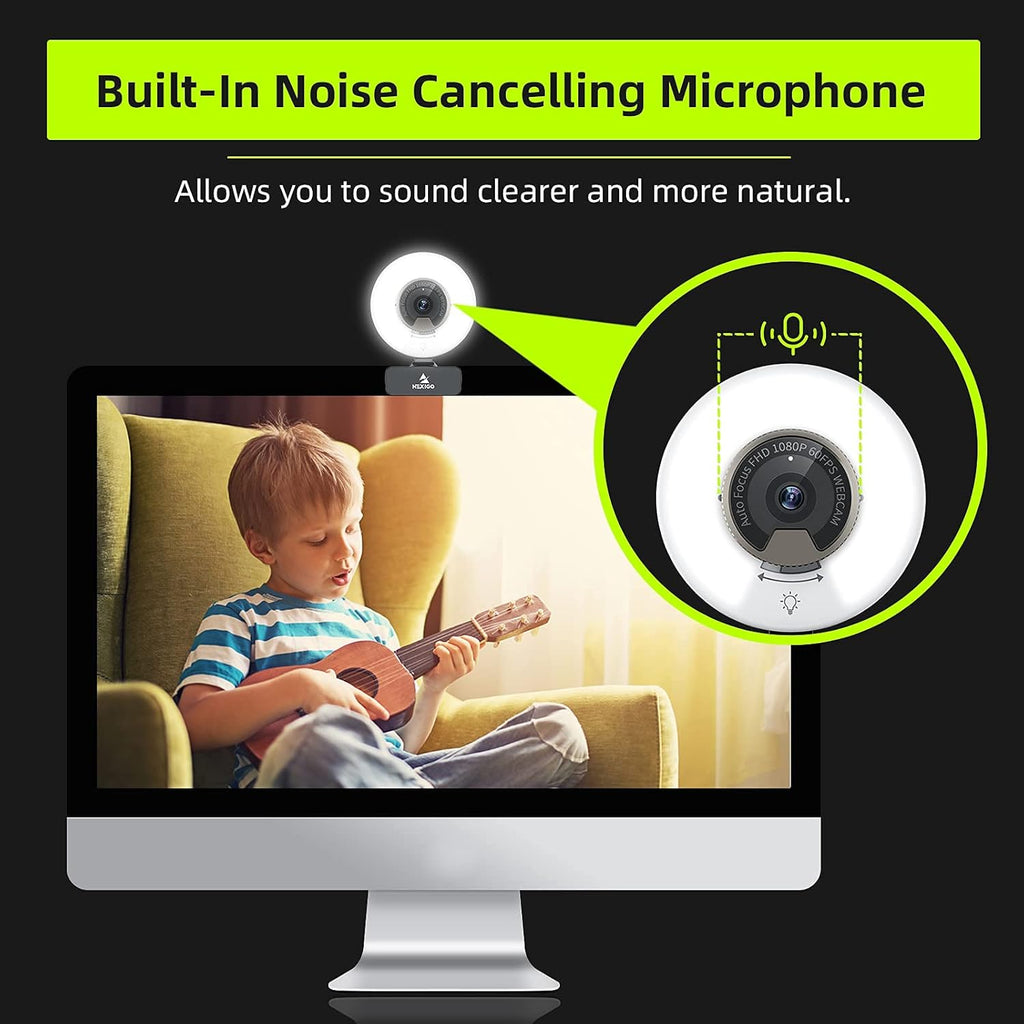 1080P 60FPS Webcam with Light S926277
