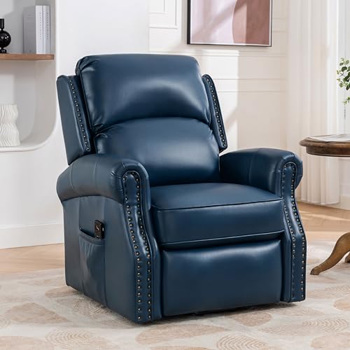 Red Brown Upholstered Swivel Glider Reclining Sofa Chair G288939