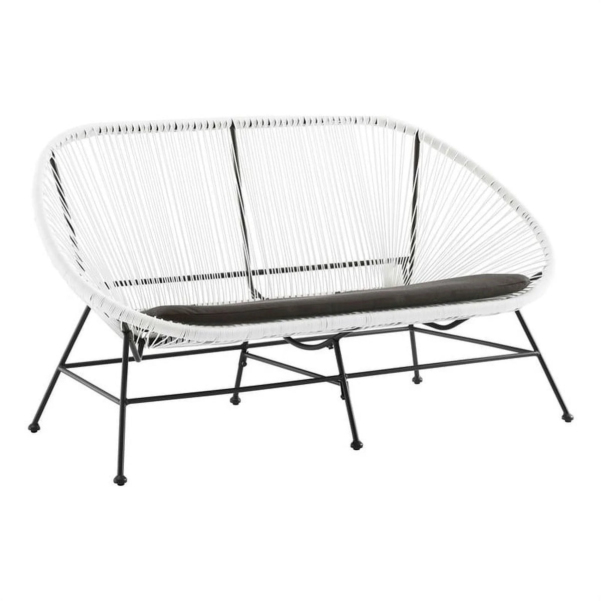 3-Piece Set with 2 Single Chairs and Loveseat in White M301