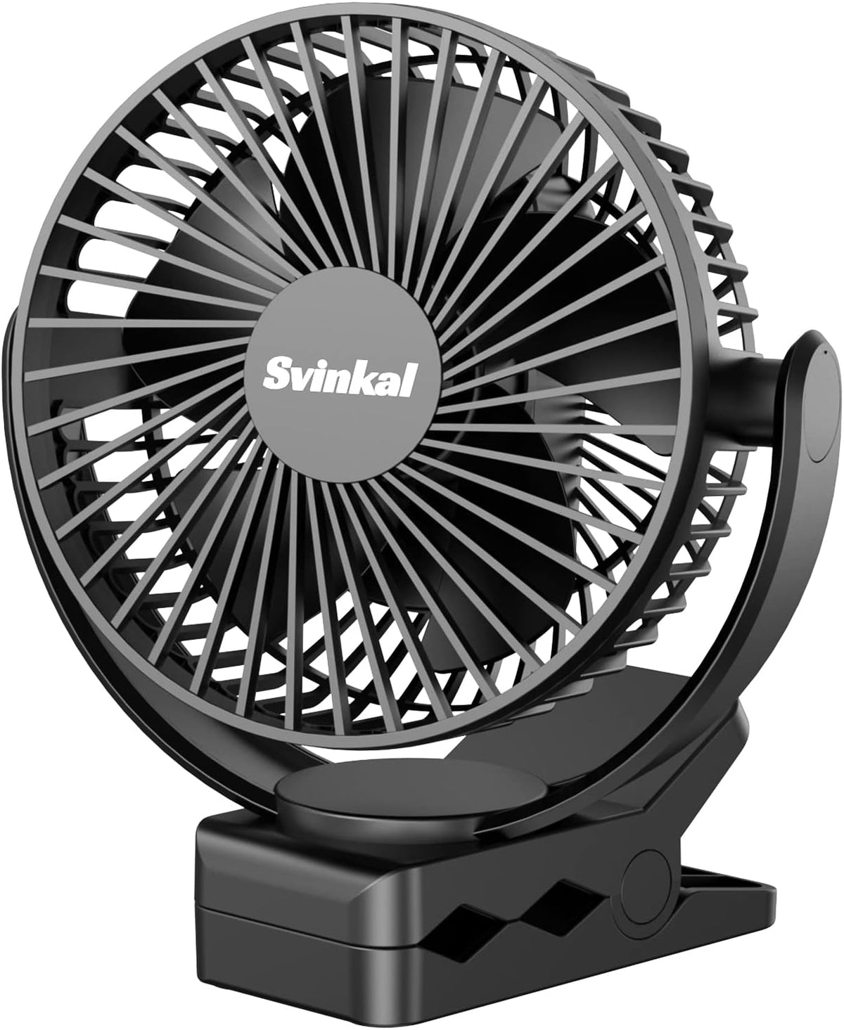 USB Desk Fan with 20000mAh Rechargeable Battery, 200 Hours, 3 Speed, 360° Rotation S8281