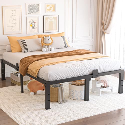14 Inch Full Size Metal Platform Bed Frame I129