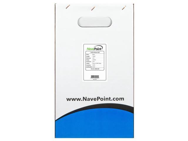 Black 1000ft Cat5e Bulk Ethernet Cable A3248