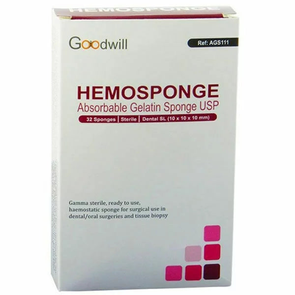 Absorbable Gelatin Sponge 32 pcs E738543