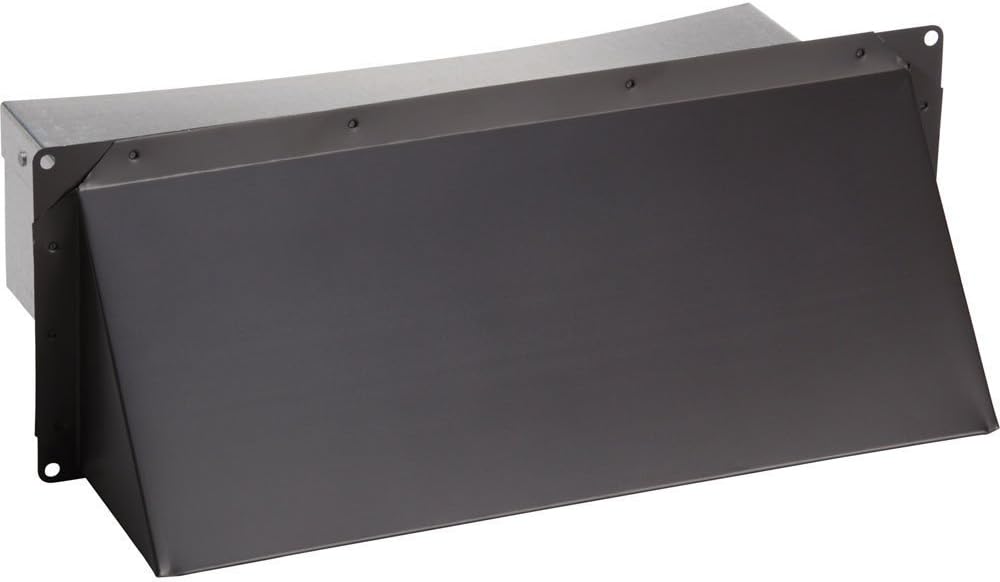 3-1/4" x 14" Black Wall Cap Pack of 2 F981