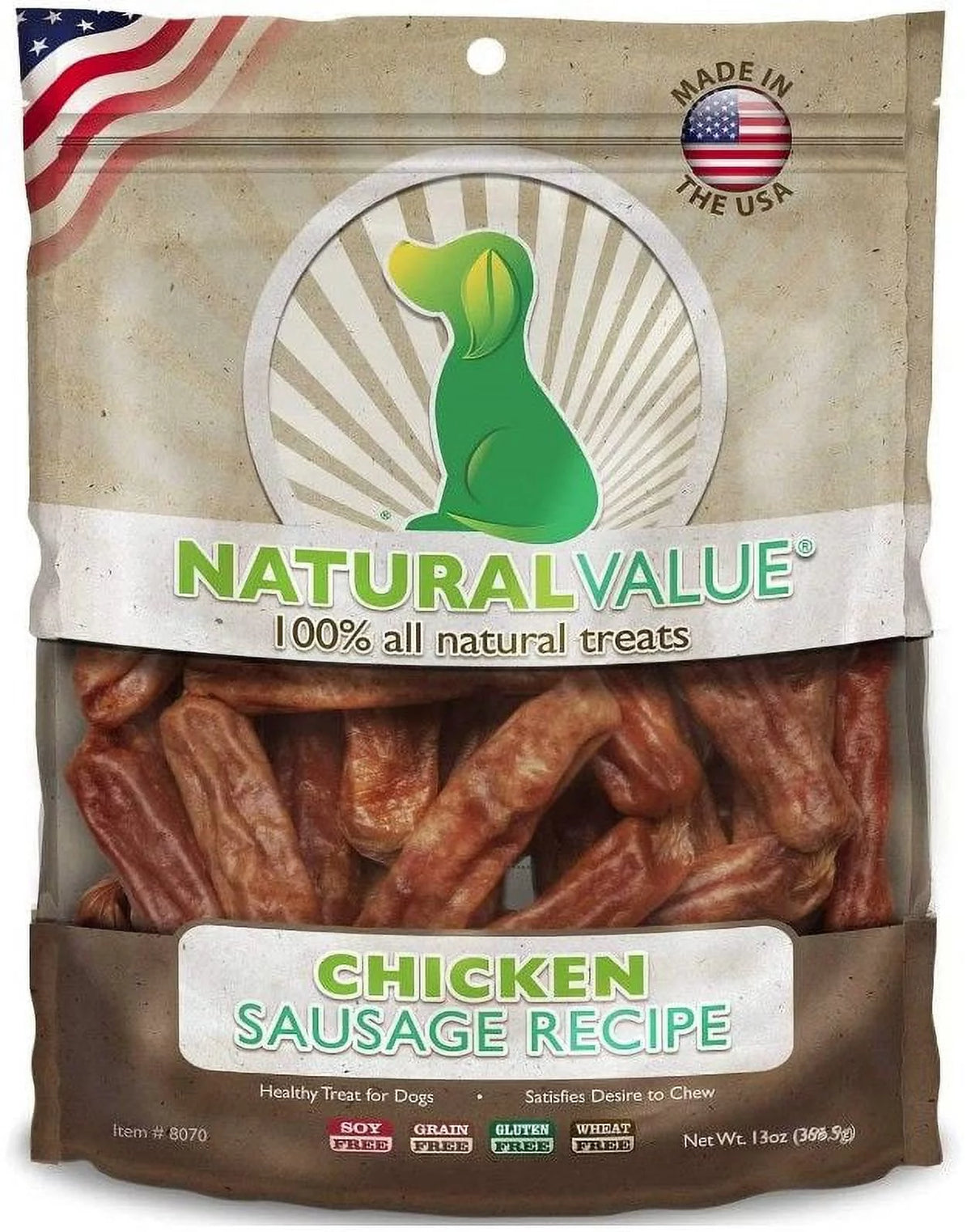 Chicken Sausages Dog Treats 14 oz Z37597